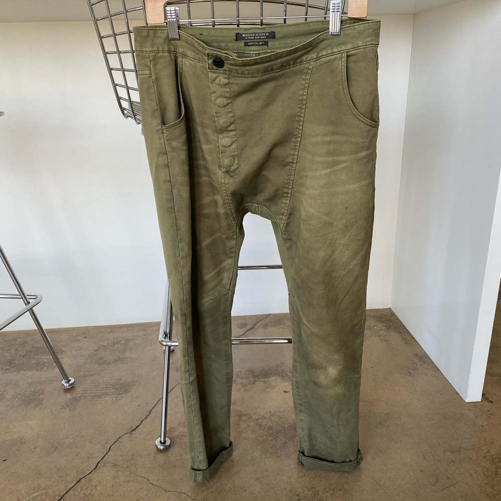 Maison scotch / scotch and soda woman's drop crotch pant